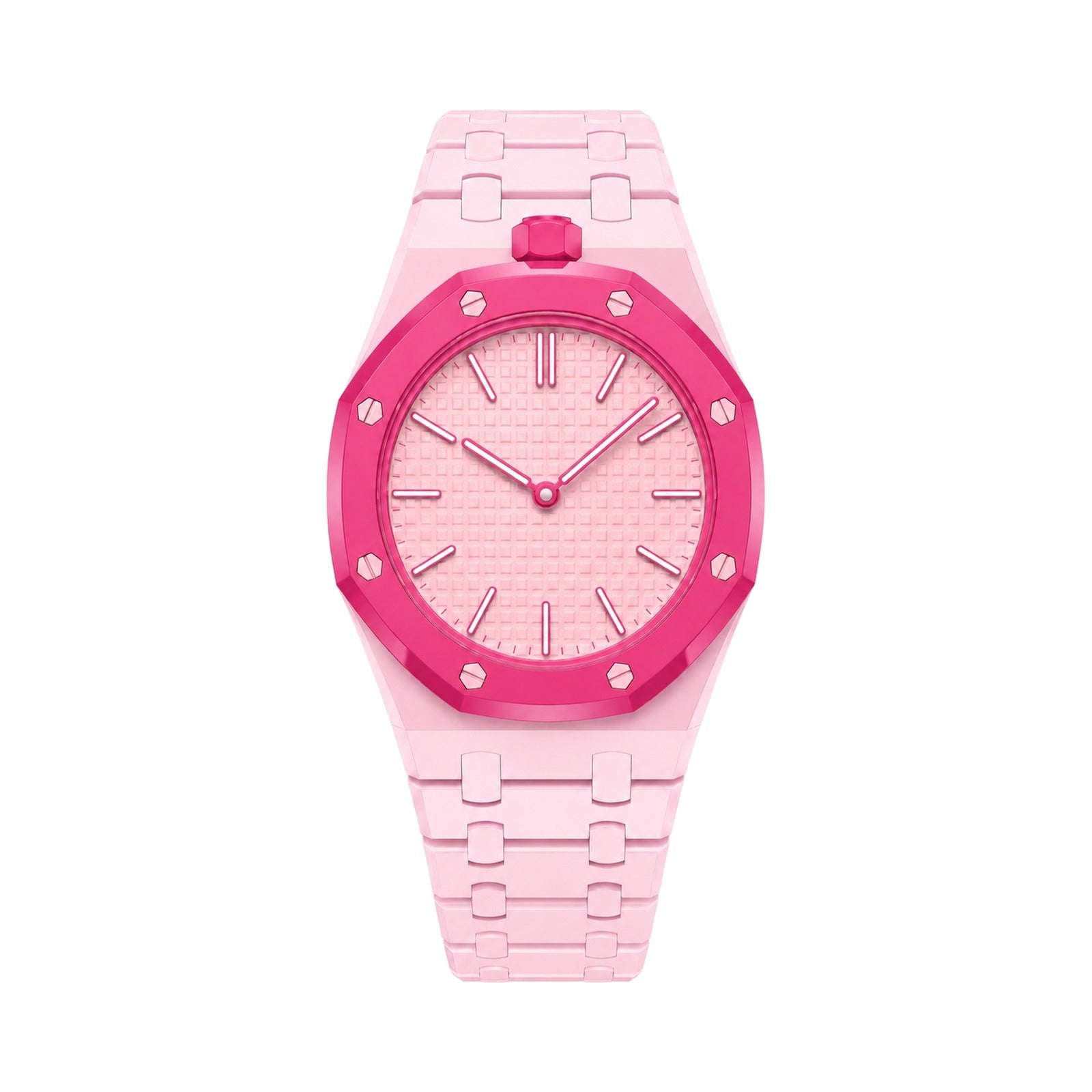 OCTAVIR Flamingo Bioceramic modular watch strap (watch case not included)